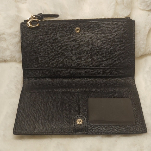 SOLD Coach Long Bifold Snap Charm Wallet Limited Edition - Picture 5 of 8